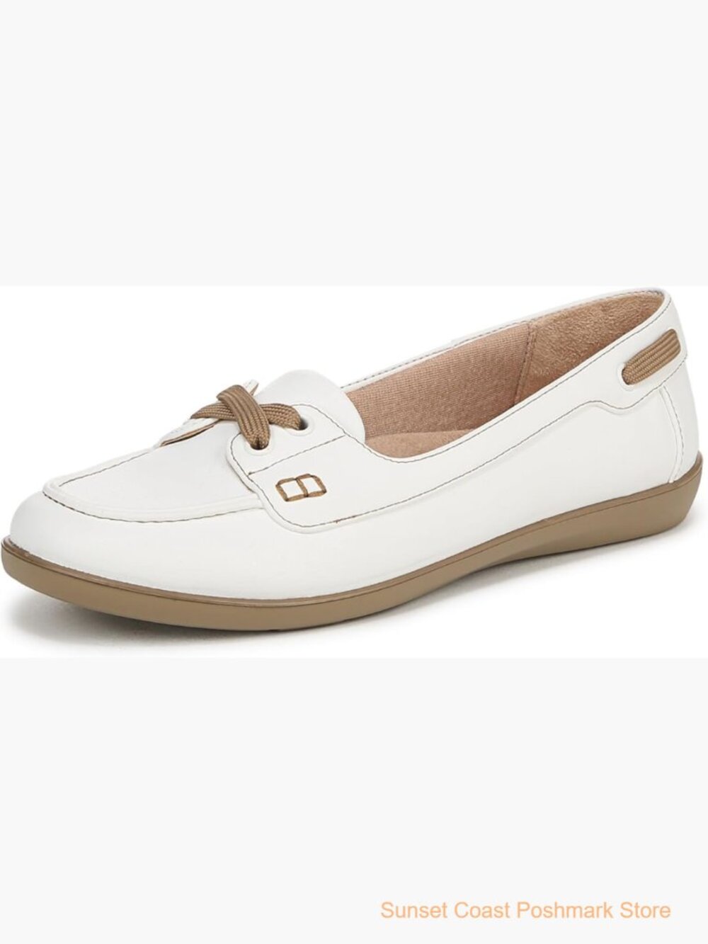 Slip On Boat Shoes with Arch Support Faux Leather Casual Walking